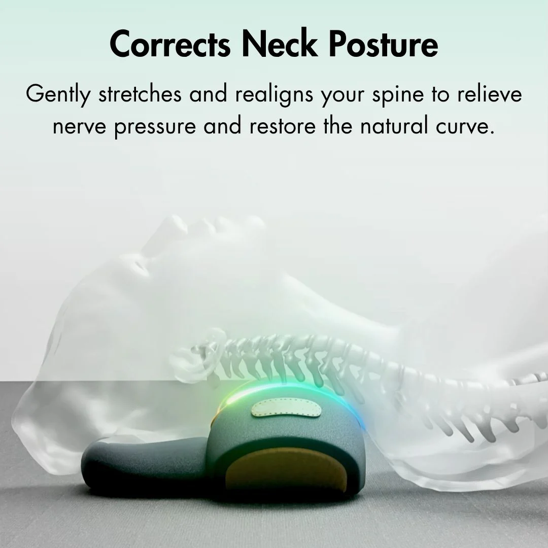 Alisanda® 3-in-1 Neck Massager｜Prevent and relieve neck pain, reverse forward head posture — in just 15 minutes a day.