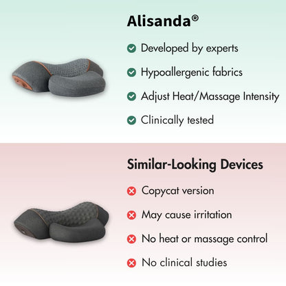 Alisanda® 3-in-1 Neck Massager｜Prevent and relieve neck pain, reverse forward head posture — in just 15 minutes a day.