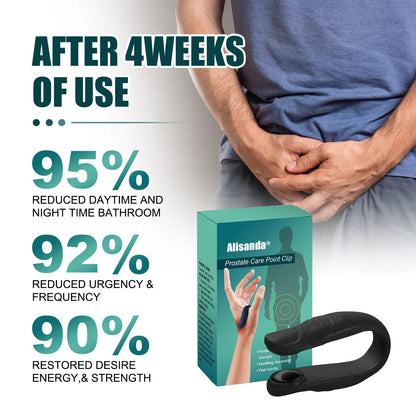 Prostate care acupressure clip, protecting prostate health.